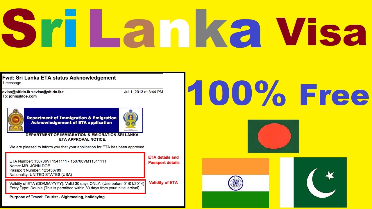 Sri Lanka Free Visa 2020 Zohaib Info